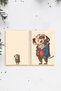 Dog Animal Patterned A5 Spiral Colorful Notebook 45 Sheets 90 Pages 300 Gr Cover Pytkdftr007 - 6