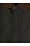 Rmz Gi̇yi̇m Farkiyla Standard Fit Velvet Roba Collar Men's Jacket - 3