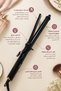 Ceramic Barrel Curling Iron with Clamp, Professional Large Wave Curler, Constant Temperature Hair Care Wand for Long Hair Home Styling - 5
