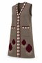 Women's Middle-Aged and Older Women's Long Mother's Knitwear Vest 1260 - 3