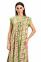 Green sleeveless Casual Maxi Dress - 6