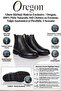 Gpt Oregon 100% Genuine Leather Black Men's Zippered Chelsea Model Luxury Casual Boots Shoes - 2