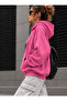 Women's Oversize Hooded Sweatshirt Plant Root Graphic Printed Long Sleeve with Kangaroo Pocket - 3