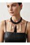 Design Tassel Detailed Pearl Necklace