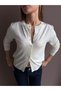 Crew Neck Buttoned Thin Knitwear Cardigan Aw26Hi0045 - 2
