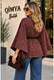 4S Women's Belted Unlined Tweed Poncho Coat - 4