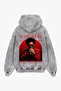 The Weeknd after Hours Printed Washable White Oversize Unisex Hoodie