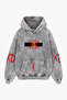 The Weeknd after Hours Printed Washable White Oversize Unisex Hoodie - 2