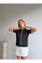 Lace Detailed Polo Collar Short Sleeve Knitwear Cardigan Aw26Hi0046 - 3