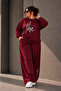 Women's Plus Size Printed 2-Piece Tracksuit Set Oversize Sweatshirt Wide Leg Pants Casual Comfortable Set Xl-7Xl - 2