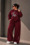 Women's Plus Size Printed 2-Piece Tracksuit Set Oversize Sweatshirt Wide Leg Pants Casual Comfortable Set Xl-7Xl