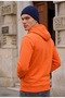 Unisex Kapüşonlu Basic Sweatshirt - 4