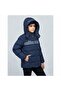 Boys' Winter Inflatable Coat with Hood, Fiber-Filled, Cold-Proof - 2