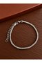 Stainless steel bracelet with anti-tarnish design, 17+5cm, 2mm