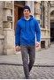 Unisex Kapüşonlu Basic Sweatshirt - 3
