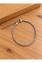 Stainless steel double woven bracelet - tarnish resistant - 17+5cm (1.75mm)