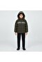 Boys' Winter Inflatable Coat with Hood, Fiber-Filled, Cold-Proof - 3