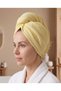 100 Cotton Towel Hair Cap |   Highly Absorbent Soft Hair Drying Towel |   Transparent Buttoned Hair Cap