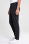 Men Sportswear Fit Plain Outdoor Sweatpants, Charcoal Grey - 3