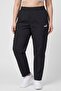 Women Sportswear Fit Embroidered Logo Outdoor Cargo Pants, Black