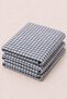 Blue Piti Checkered Ready-To-Use Cotton Tablecloth Table Cloth Picnic Cloth Zefir 200 X 200 ±5 - 3