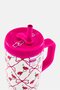 Insulated Floral Print Stainless Steel Tumbler With Side Handle 1180ml, Multicolor - 3