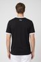 Men Sportswear Fit Short Sleeve Outdoor T-Shirt, Black - 4