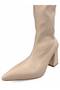 Women's Below-The-Knee Long Boots with Side Zipper, Pointed Toe, Thick Block Heels, Stylish Design. - 3