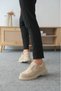 Kb-X6 Men's Daily Lace-Up Suede Classic Shoes Skt - Beige - 2