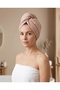 100 Cotton Towel Hair Cap |   Highly Absorbent Soft Hair Drying Towel |   Transparent Buttoned Hair Cap - 3