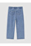Embroidered girl's jean pants - 4