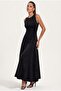 Women's Minimalist Design A-Line Suede Fabric Dress - 4