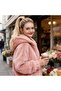 Hooded Zippered High-Gramage Double-Sided Welsoft Plush Jacket Cardigan Fleece - 2