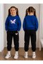 Crew Neck Sweatshirt Tracksuit Set for Girls, 2-Piece Printed Top and Bottom Set