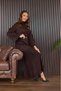 Women's High-Waisted Belt Detailed Stylish Knitwear Skirted Lined Two-Piece Set - 2