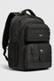 Astel St Multi-Compartment Black Daily and School Backpack - Orthopedic, Water-Repellent Durable Fabric, Green - 2