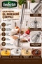 30cm Steel Automatic Pressing Hand Mixer Beater Press and Release Manual Egg Whisk