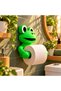 Fun Toilet Paper Holder with Frog Figure - 4