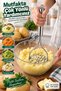 8 cm Round Metal Potato Masher 26 cm Chrome Handle Puree Maker Vegetable Masher - 2