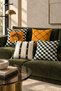 Troy - Colorful Double-Sided Digitally Printed Set of 4 Kirlent Covers - 43X43 cm - 4