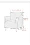 Armchair Cover, Chair Cover 1 Piece Wellsoft Fabric - 2