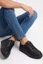 Jy-T14 Vento Lace-Up Leather Men's Casual Sports Classic Shoes Cst - Black - 3