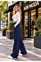 3-Piece Winter Hooded (Black Gray Navy Blue) Wide Leg Sweatpants for Daily Use - 5