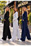 3-Piece Winter Hooded (Black Gray Navy Blue) Wide Leg Sweatpants for Daily Use - 2