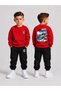 Boys' Crew Neck Sweatshirt Tracksuit Set 2-Piece Printed Top and Bottom Set