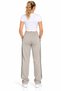 Women's Comfortable Fit Sweatpants with Double Piping on the Sides, Zipper Pocket Detail, Blue, Navy Blue, Black, Burgundy, Khaki, Gray - 4