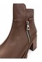 Women's Thick-Soled Block Heeled Side Zipper Boots - 6
