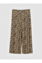 Alita City Lcw Grace Beige Combed Cotton Patterned Standard & Regular Women's Capri with a Difference - 5