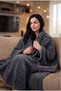 Supersoft Wellsoft Tv Blanket Gingham 100X170Cm - Anthracite