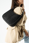 Li̇nde Model Suede Black Women's Hand and Shoulder Bag - 2